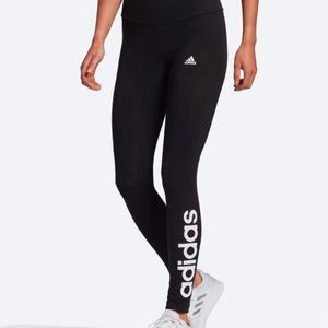 [ADIDAS] HIGH-WAISTED LOGO LEGGINGS
